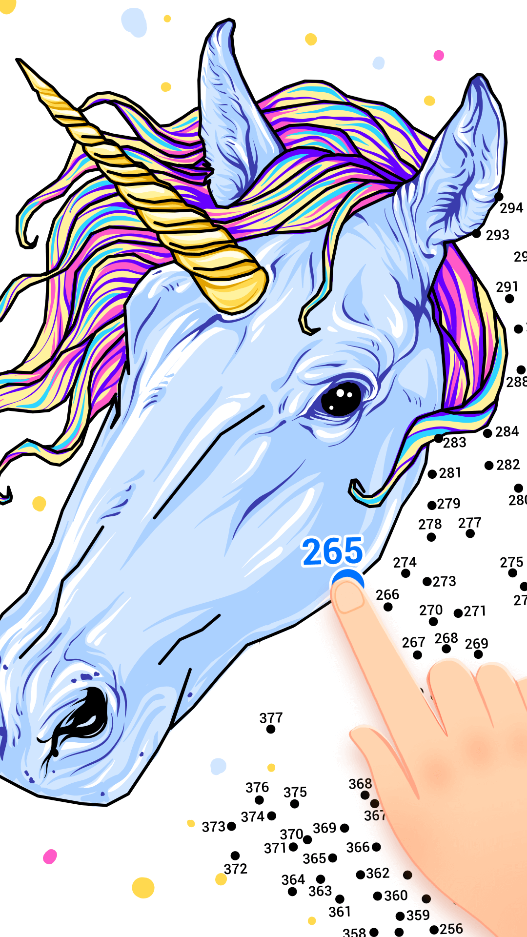 اسکرین شات 5 برنامه Dot to Dot to Coloring