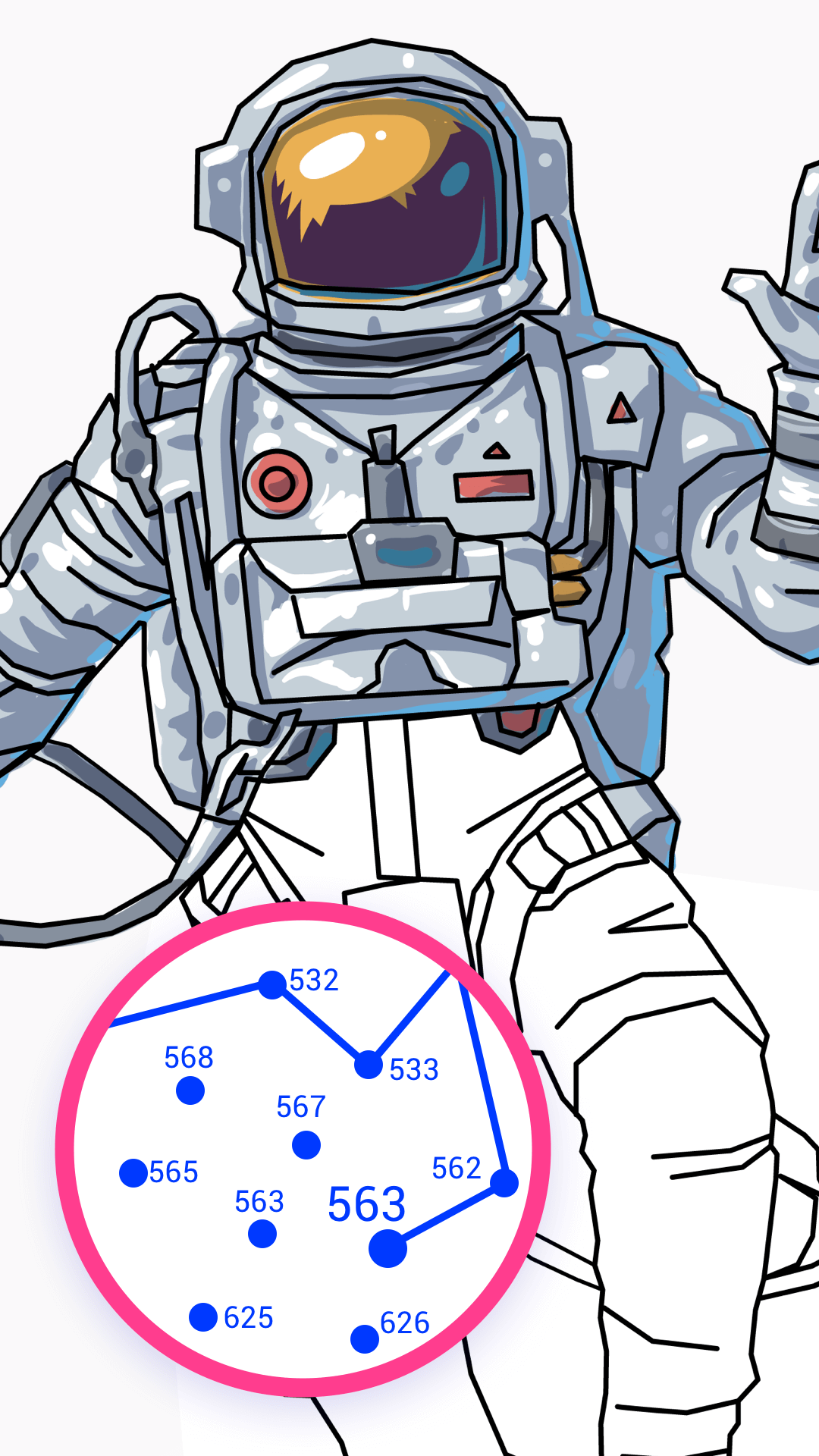 اسکرین شات 7 برنامه Dot to Dot to Coloring