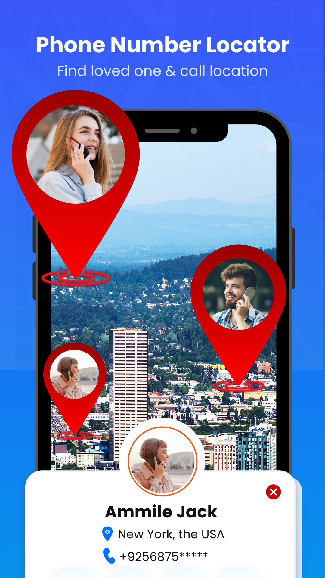 اسکرین شات 1 برنامه Phone Number Locator