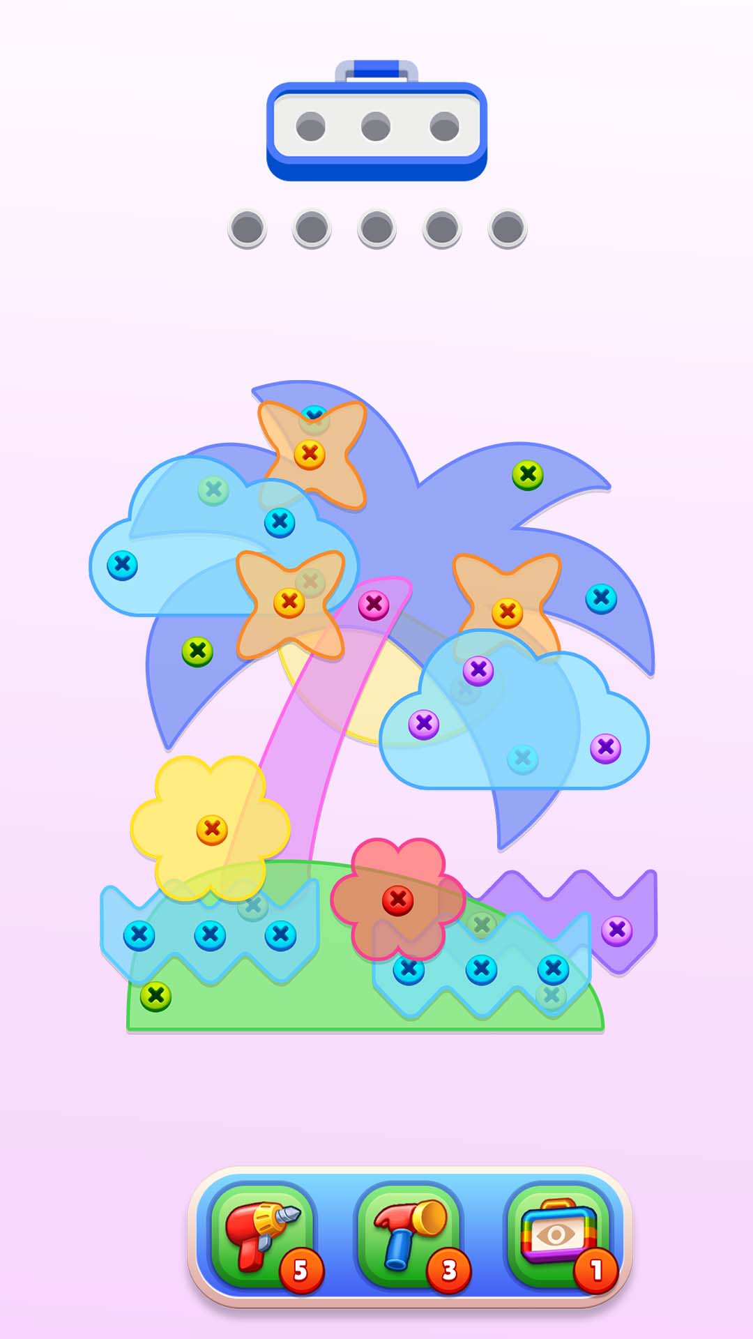 اسکرین شات 5 بازی Unscrew Em All - Screw Puzzle