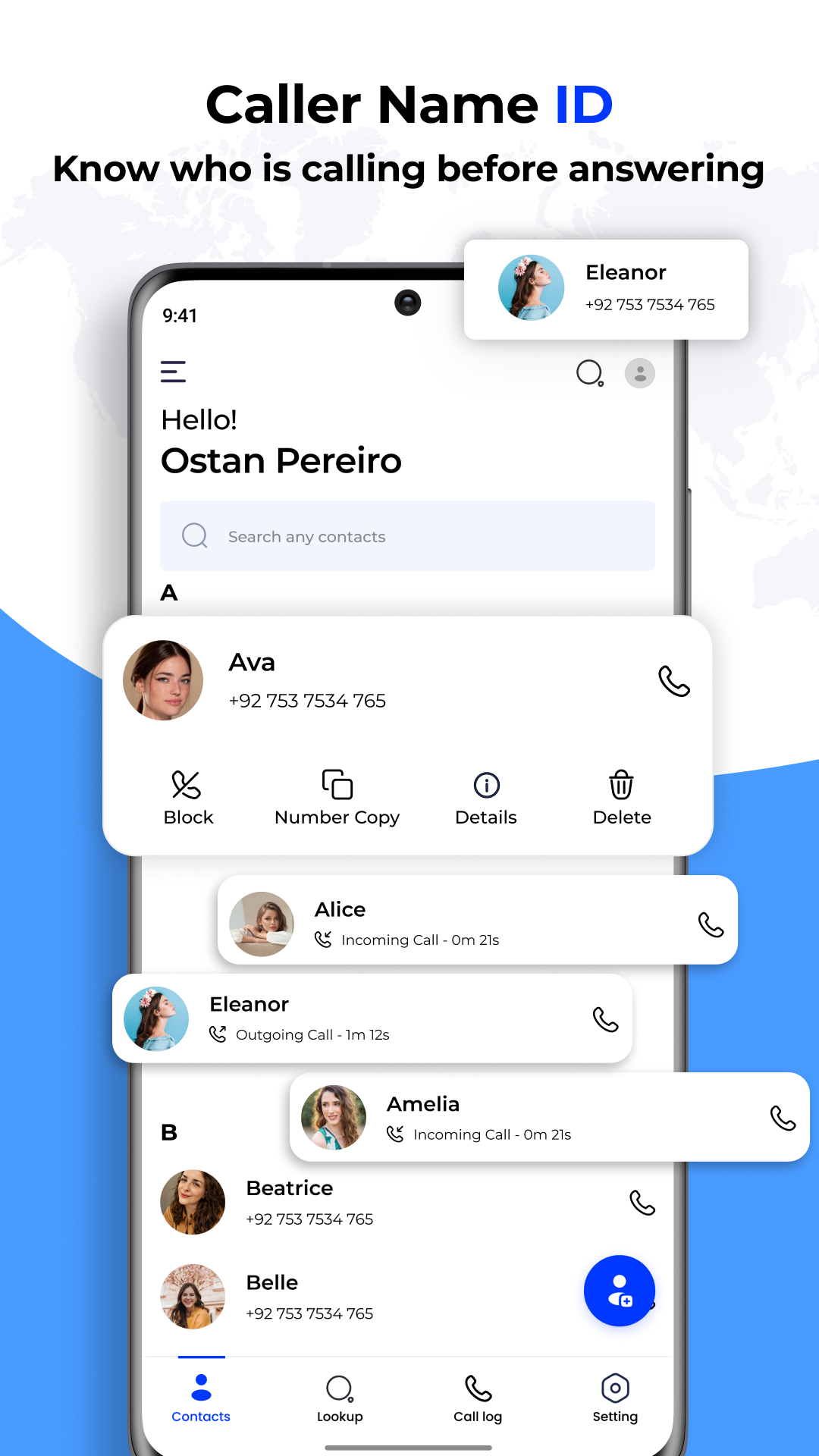 اسکرین شات 2 برنامه Caller Name ID : Number Lookup