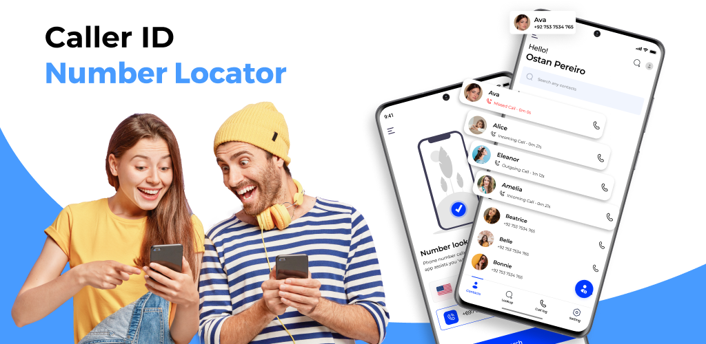 اسکرین شات 1 برنامه Caller Name ID: Number Tracker