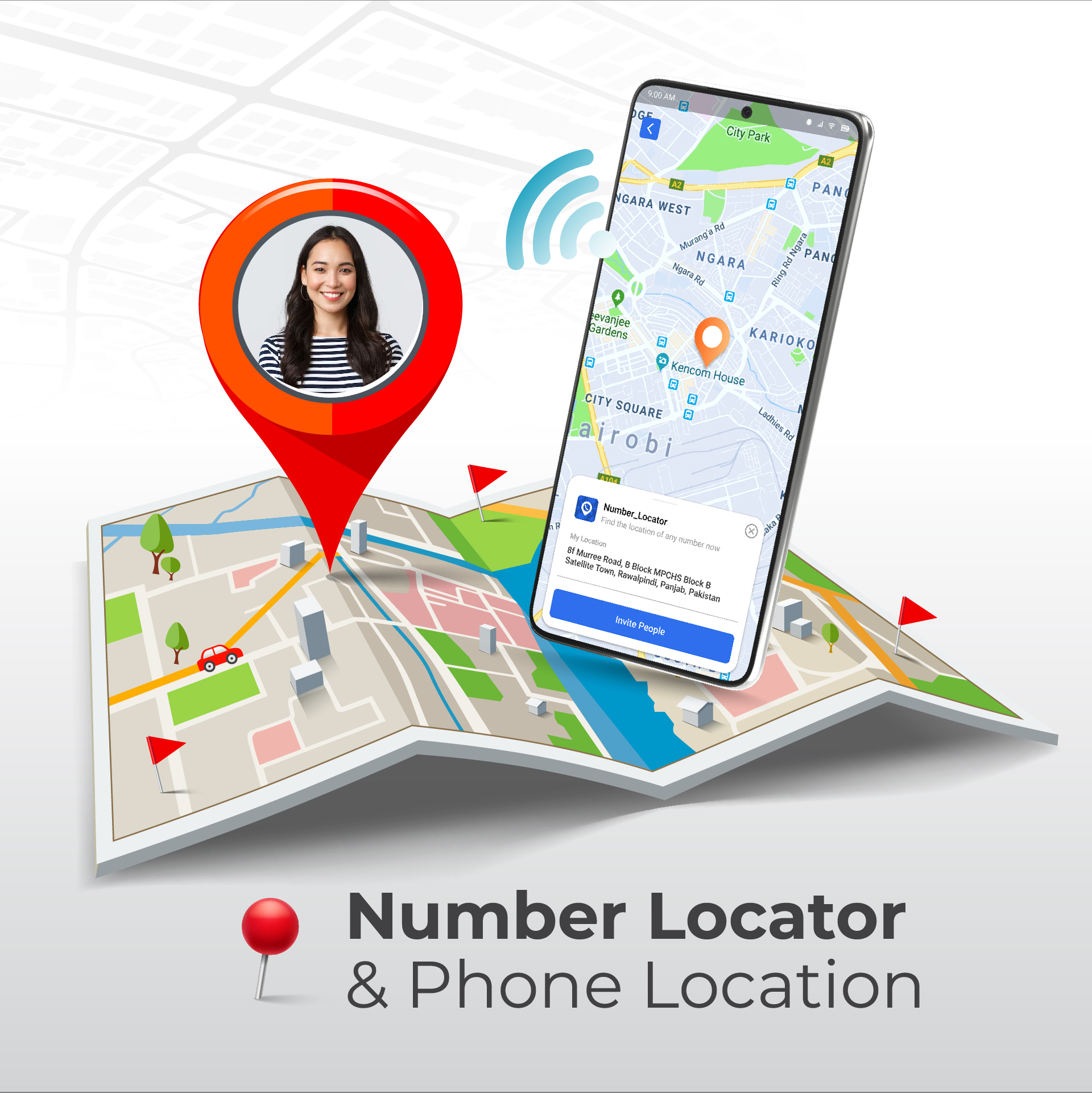 اسکرین شات 1 برنامه Number Locator & Number Detail