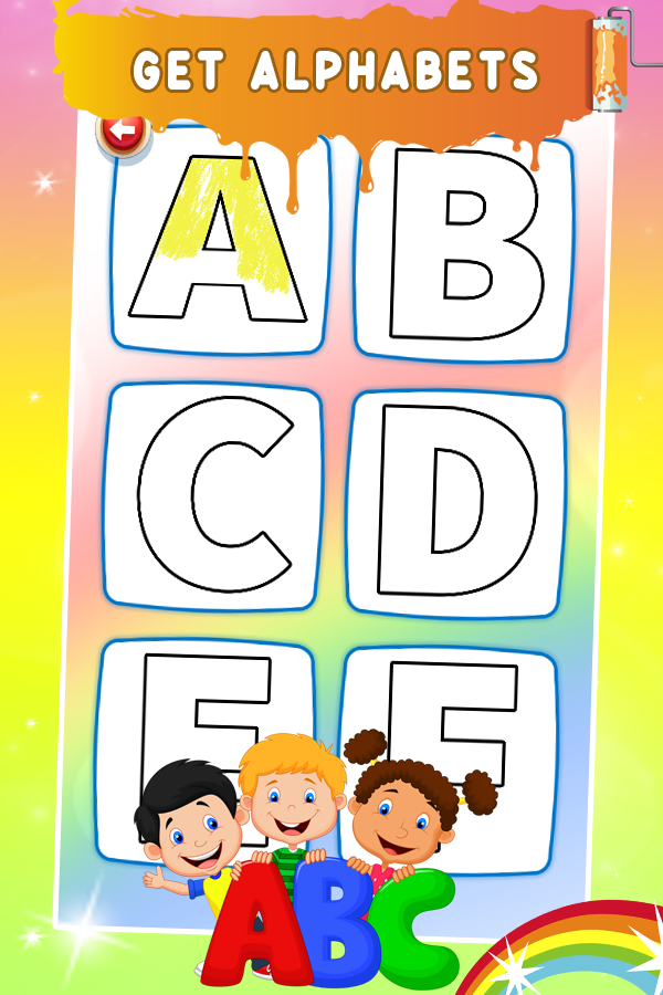 اسکرین شات 5 برنامه Glitter Number & ABC Coloring
