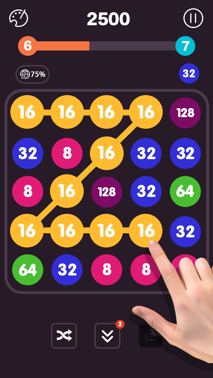 اسکرین شات 6 بازی 2048 - Number Puzzle Games