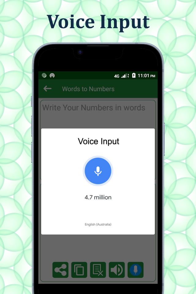 اسکرین شات 4 برنامه Numbers to Words Converter