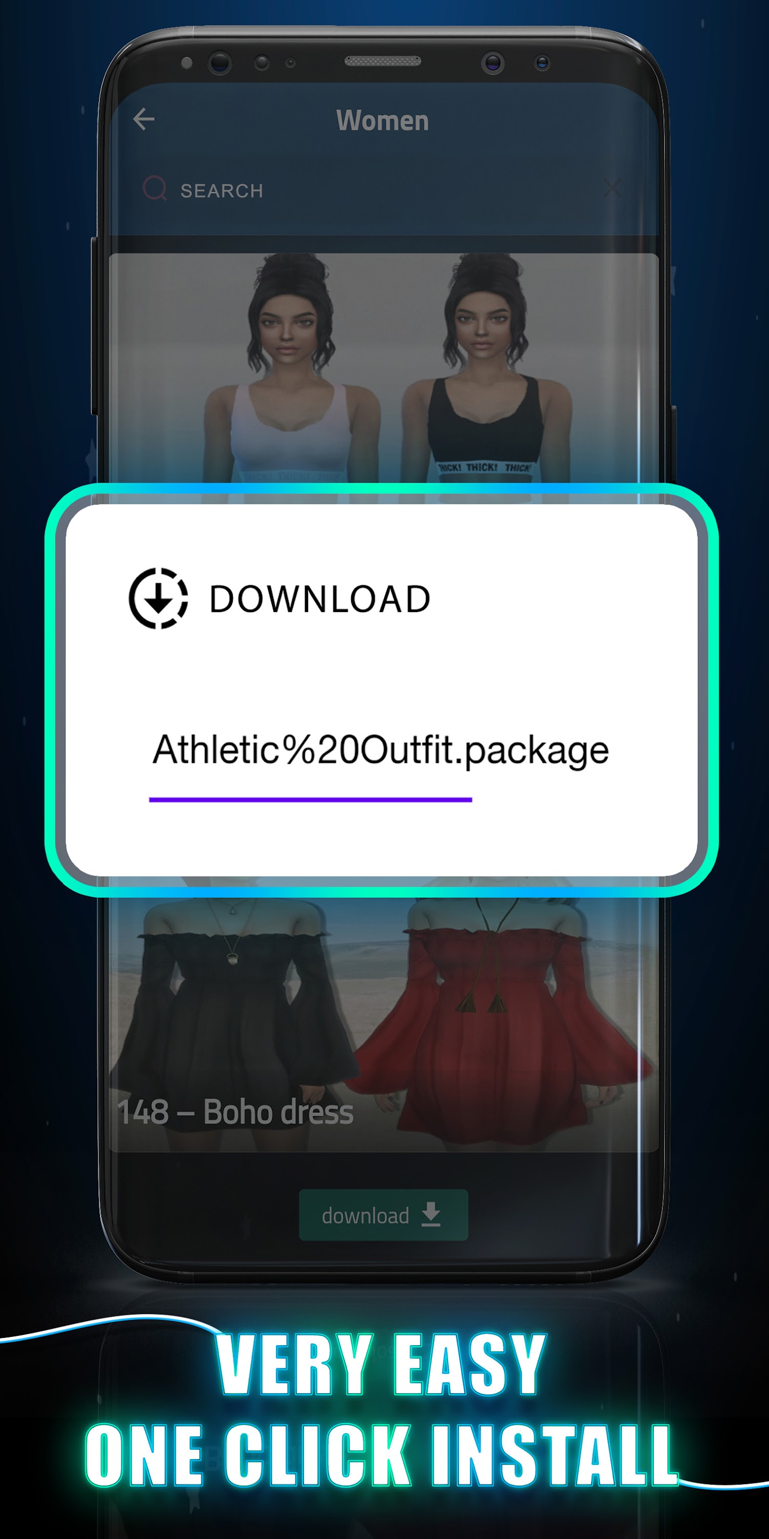 اسکرین شات 3 برنامه SIMS 4 MODS