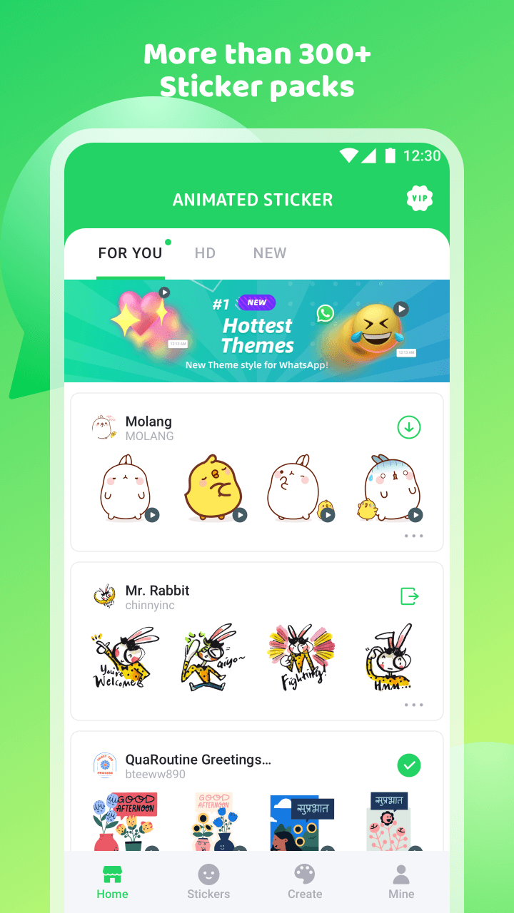 اسکرین شات 2 برنامه Animated Sticker Maker for WA