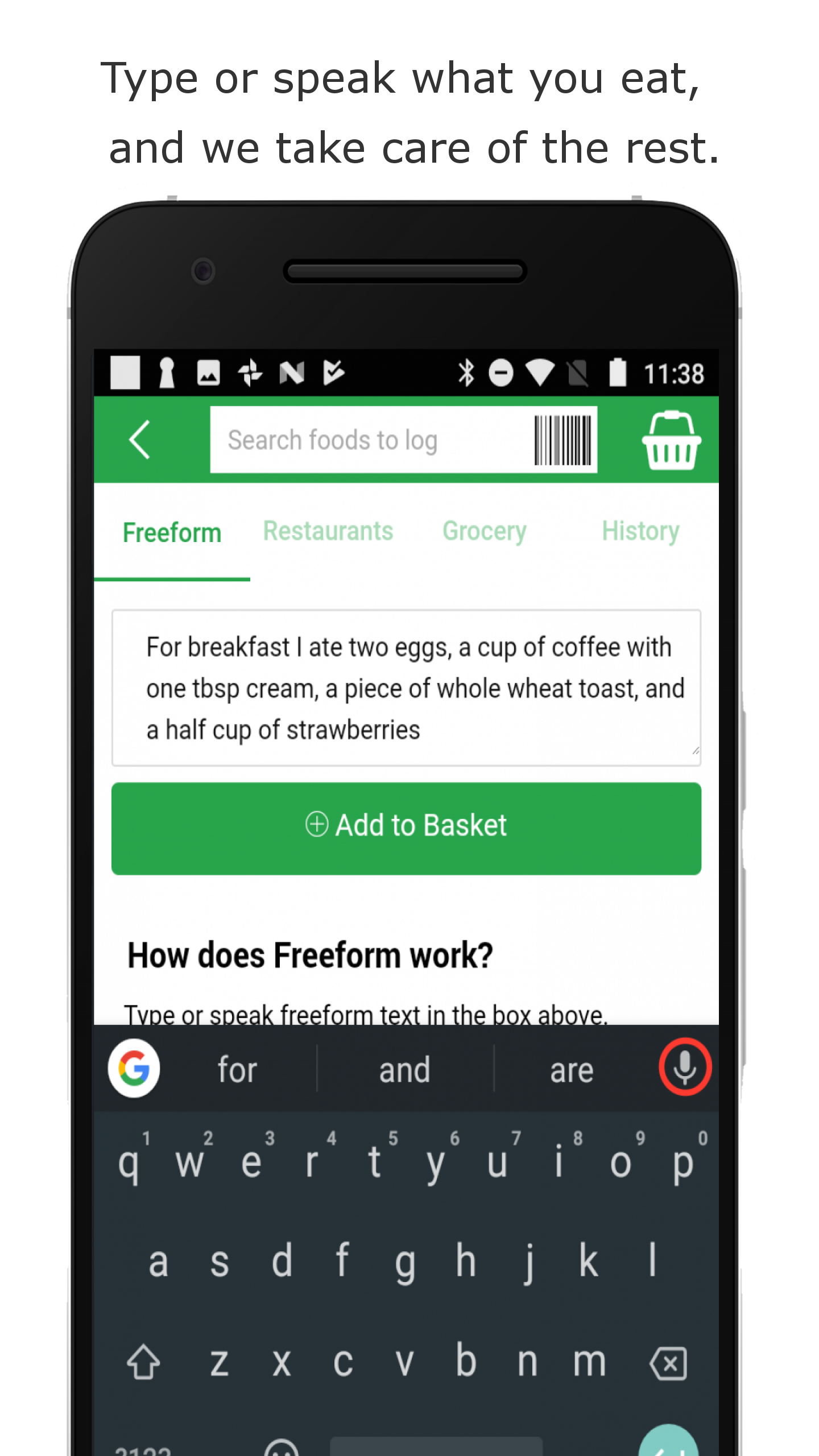 اسکرین شات 5 برنامه Track - Calorie Counter