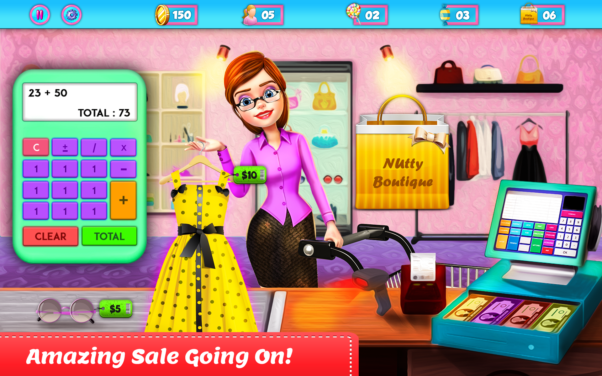 اسکرین شات 3 بازی Shopping Mall Girl Cashier