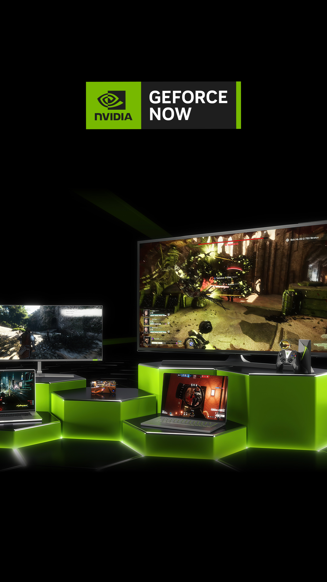 اسکرین شات 1 برنامه GeForce NOW Cloud Gaming