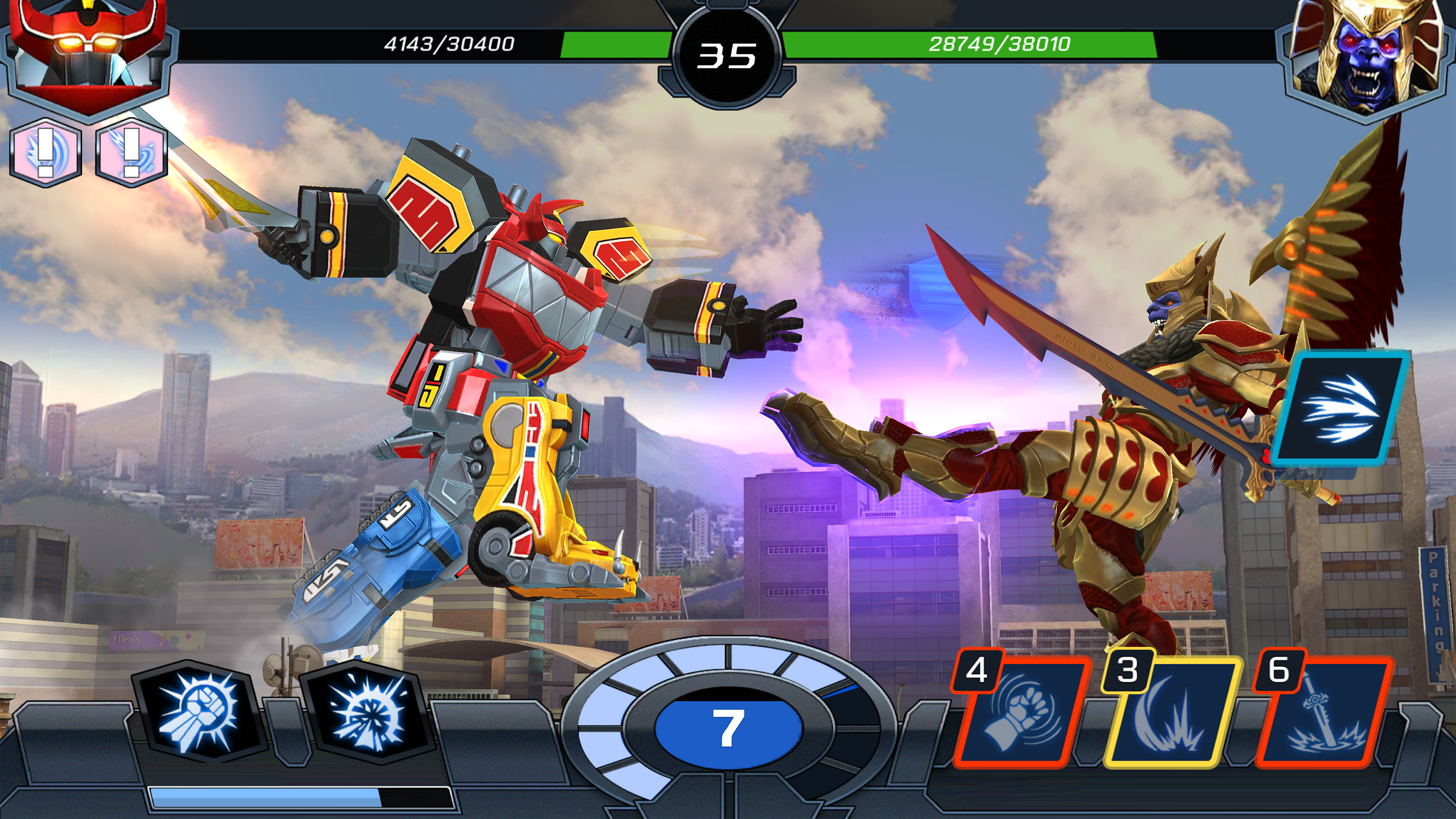 اسکرین شات 6 بازی Power Rangers: Legacy Wars