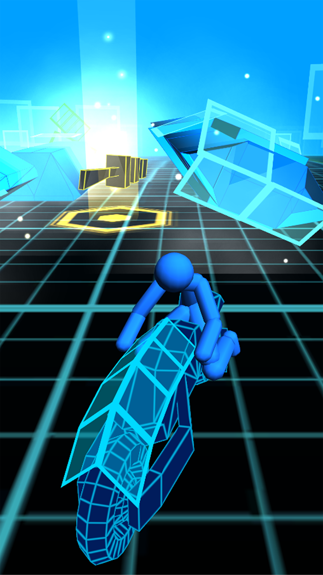 اسکرین شات 4 بازی Stickman Neon Motorcycle Race