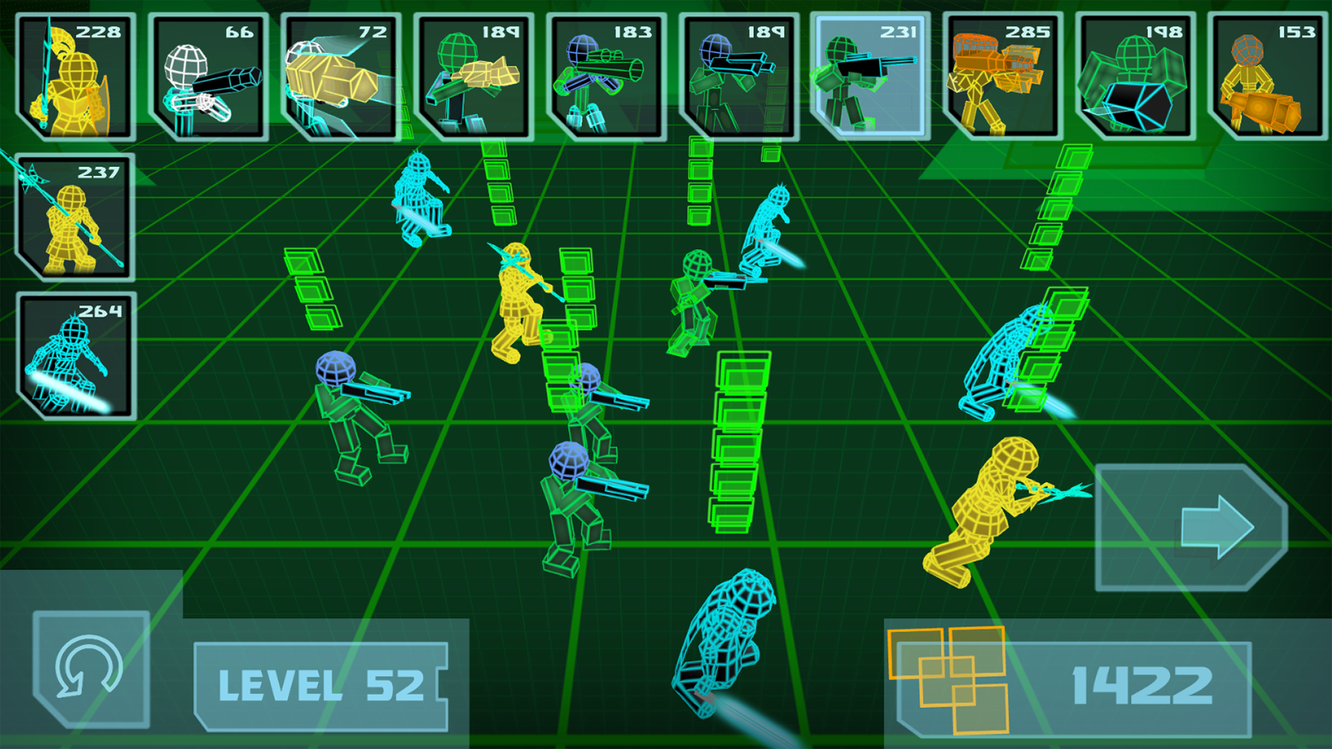 اسکرین شات 5 بازی Stickman Neon Spiders Battle