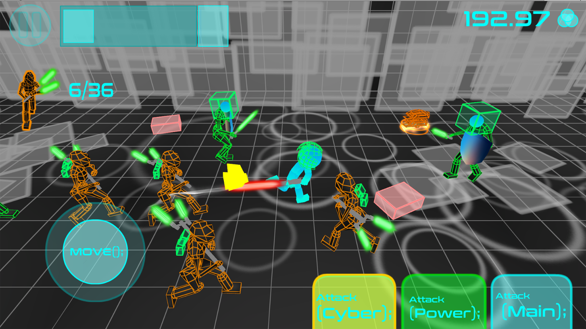 اسکرین شات 4 بازی Stickman Neon Sword Fighting