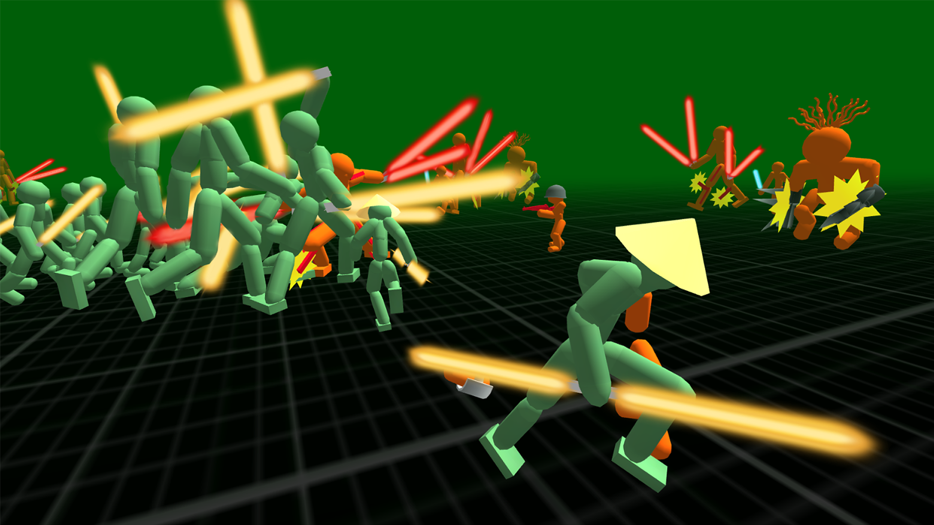 اسکرین شات 4 بازی Stickman Simulator Neon Battle