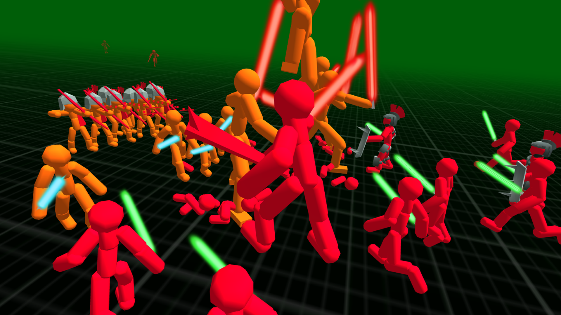 اسکرین شات 1 بازی Stickman Simulator Neon Battle
