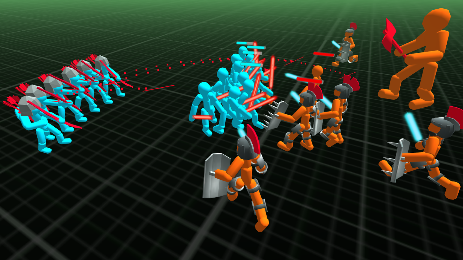 اسکرین شات 2 بازی Stickman Simulator Neon Battle
