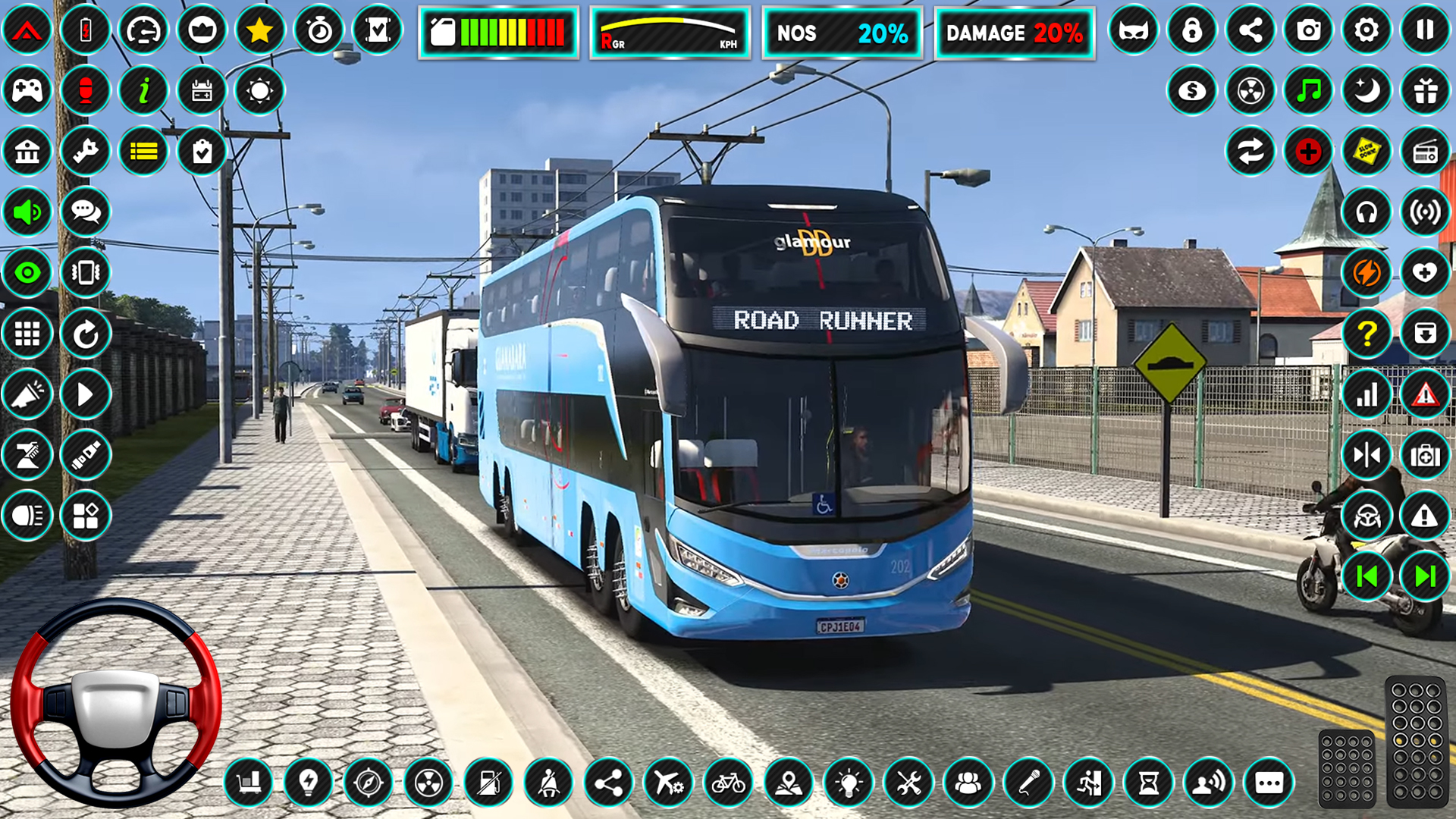 اسکرین شات 4 بازی Real Bus Driving City Bus Game