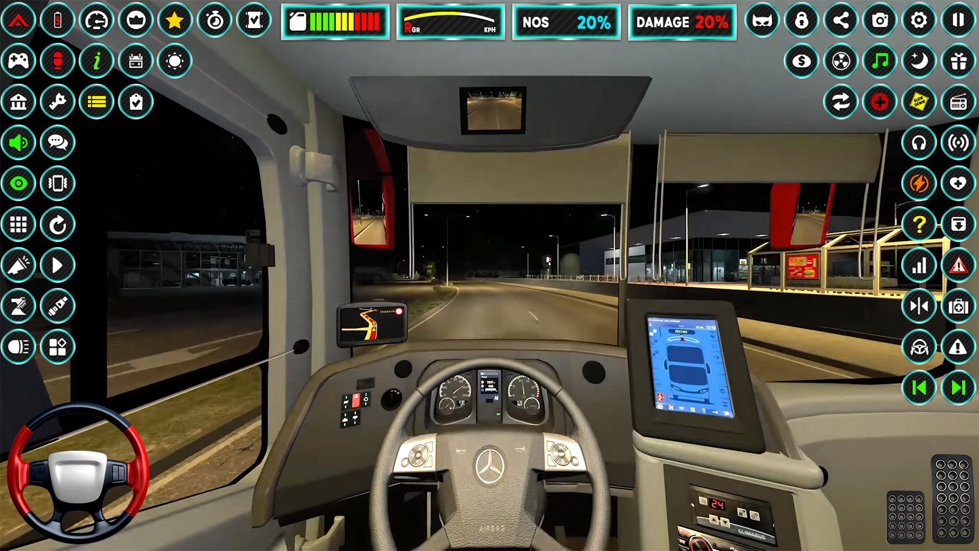 اسکرین شات 5 بازی Real Bus Driving City Bus Game