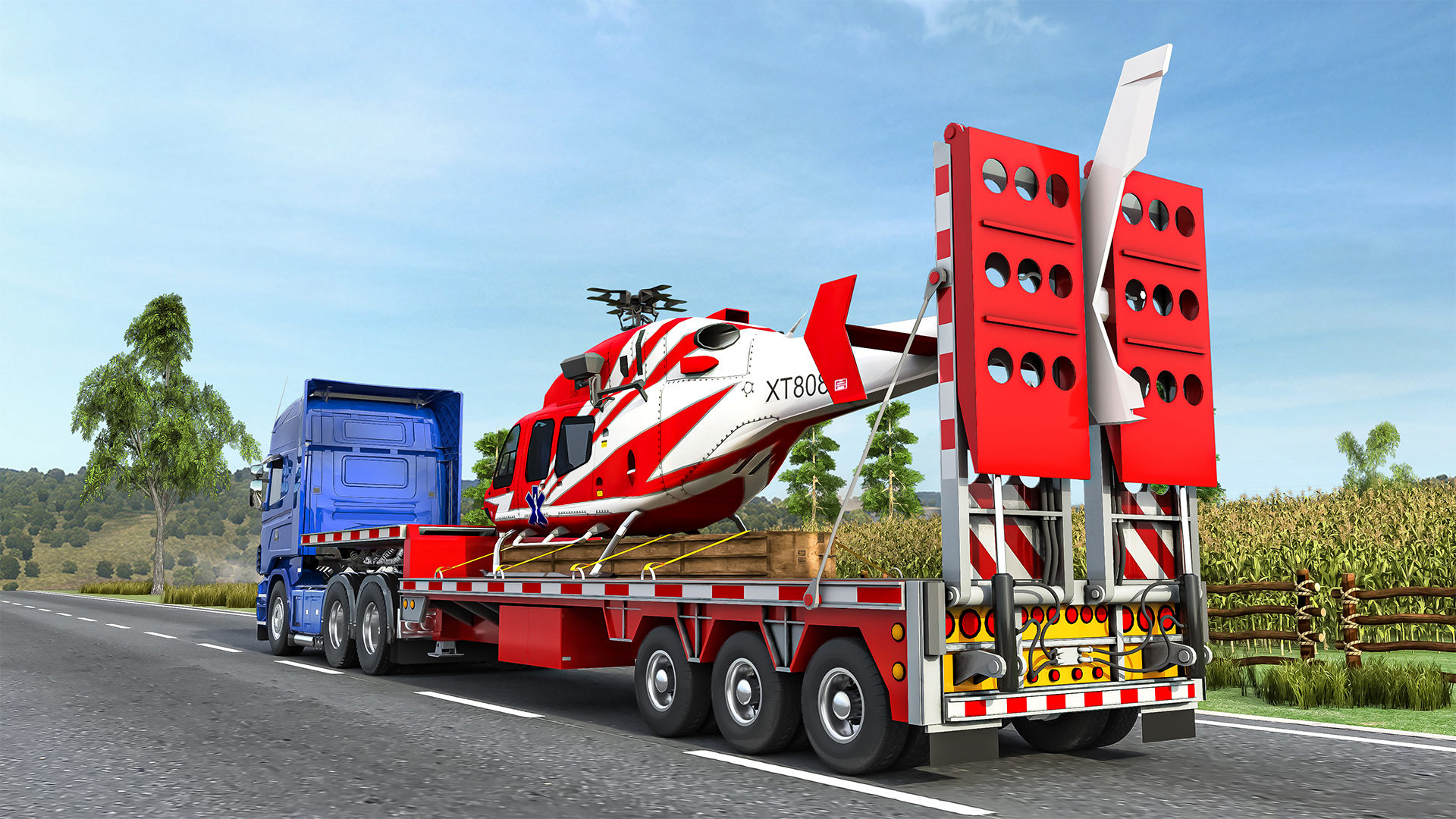 اسکرین شات 4 بازی Truck Driving Real Truck Games