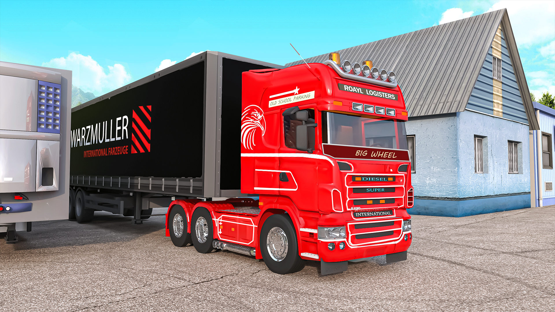 اسکرین شات 1 بازی Truck Driving Real Truck Games