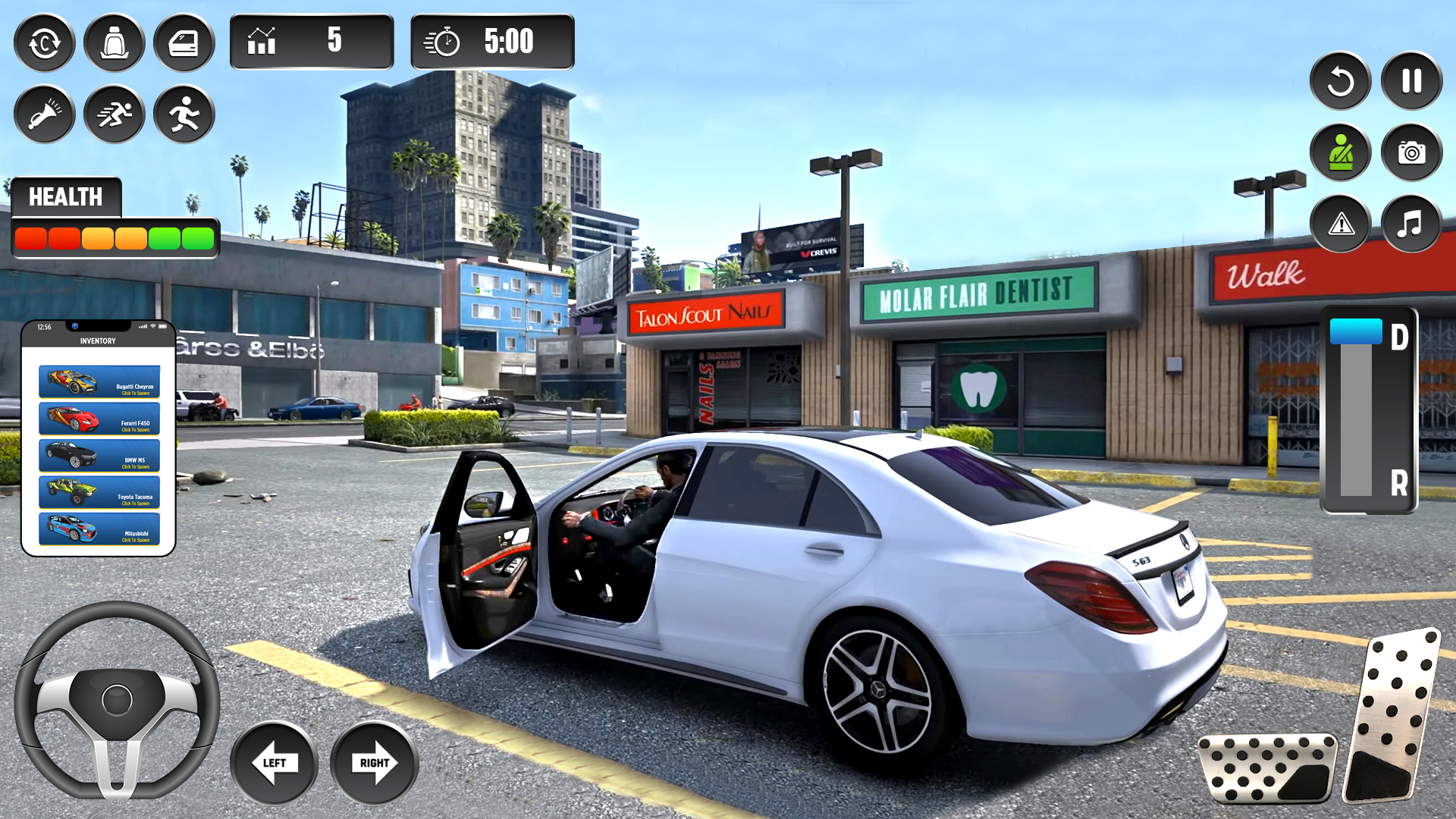 اسکرین شات 5 بازی Real Car Driving Car Sim Game