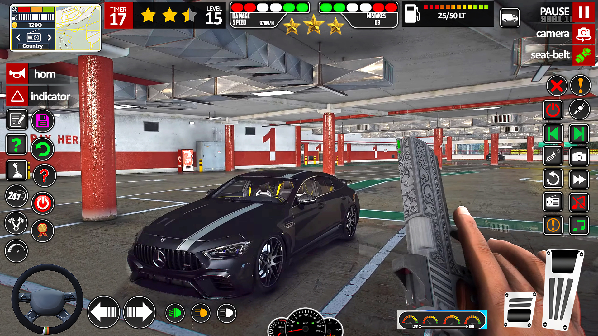 اسکرین شات 3 بازی Real Car Driving Car Sim Game