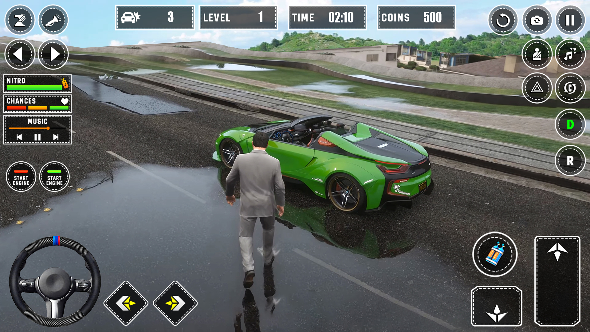 اسکرین شات 5 بازی US Car Driving - Car Games 3D