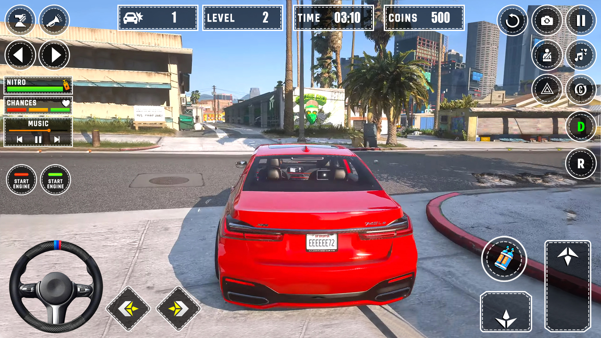 اسکرین شات 2 بازی US Car Driving - Car Games 3D