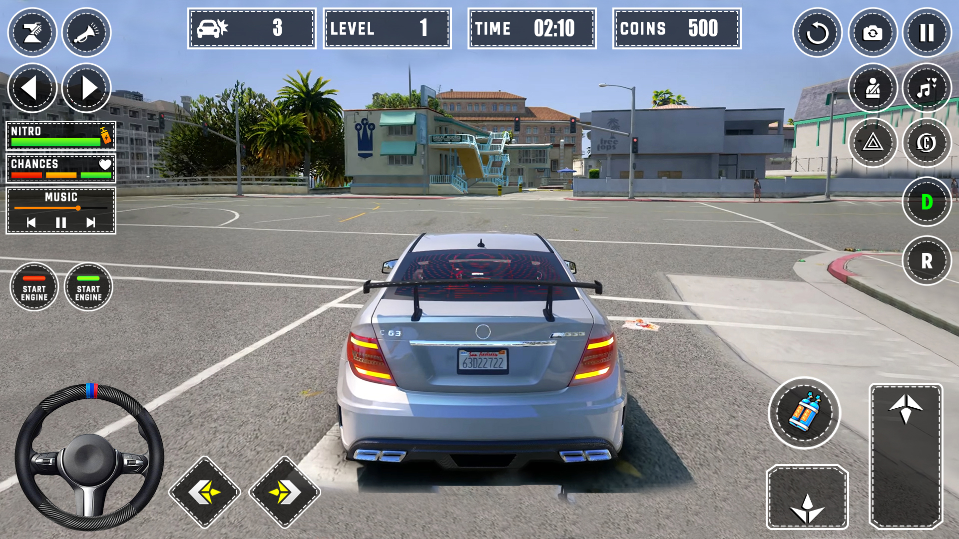 اسکرین شات 4 بازی US Car Driving - Car Games 3D
