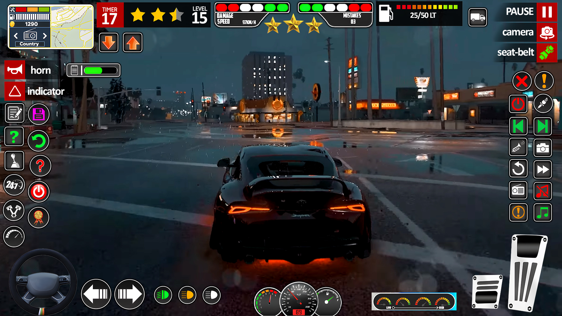 اسکرین شات 4 بازی US Car Driving - Car Games 3D