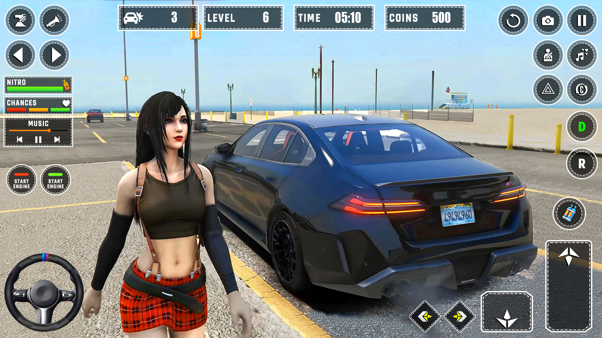 اسکرین شات 1 بازی US Car Driving - Car Games 3D