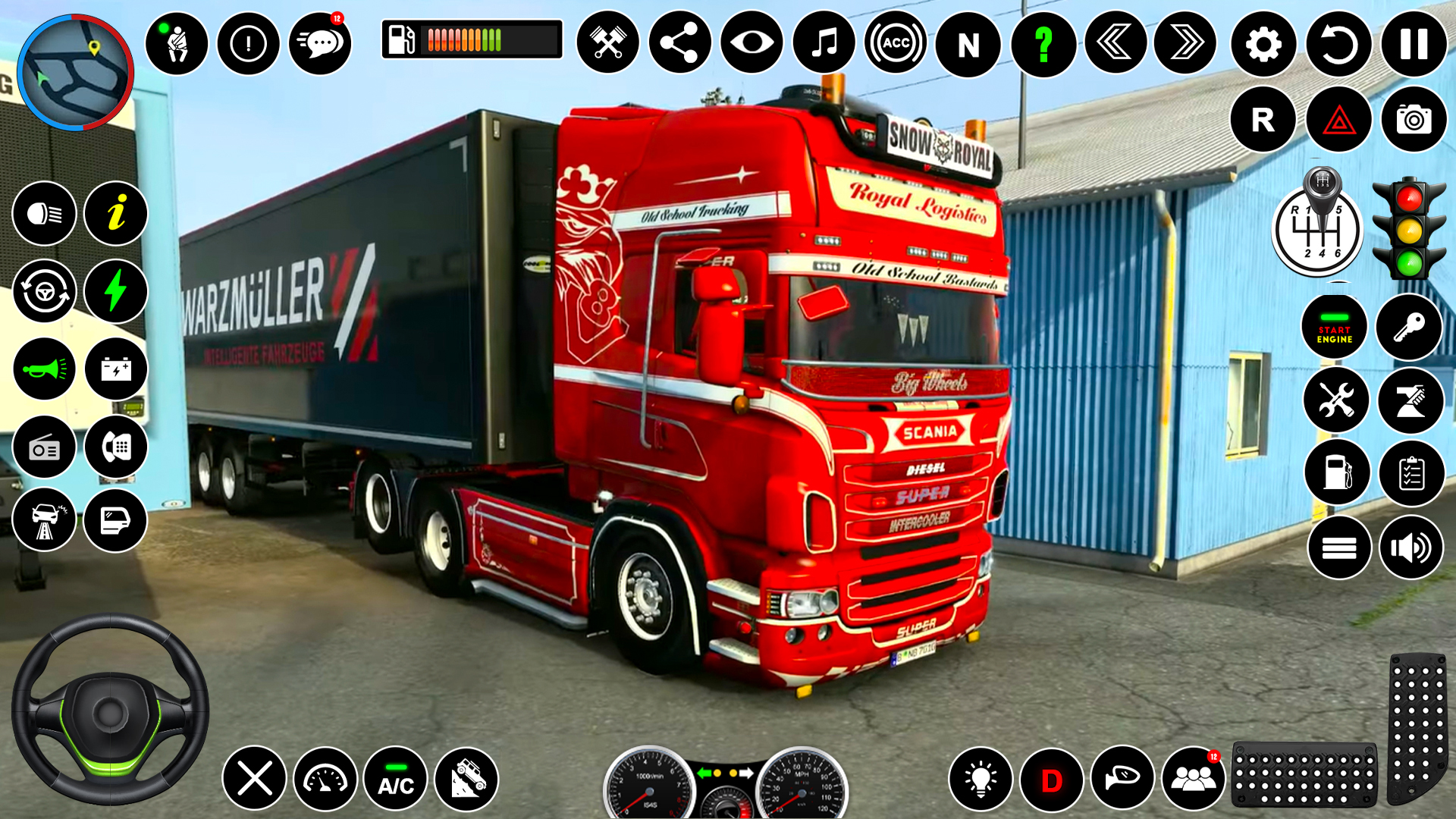 اسکرین شات 2 بازی Real Cargo Truck Simulator 3D