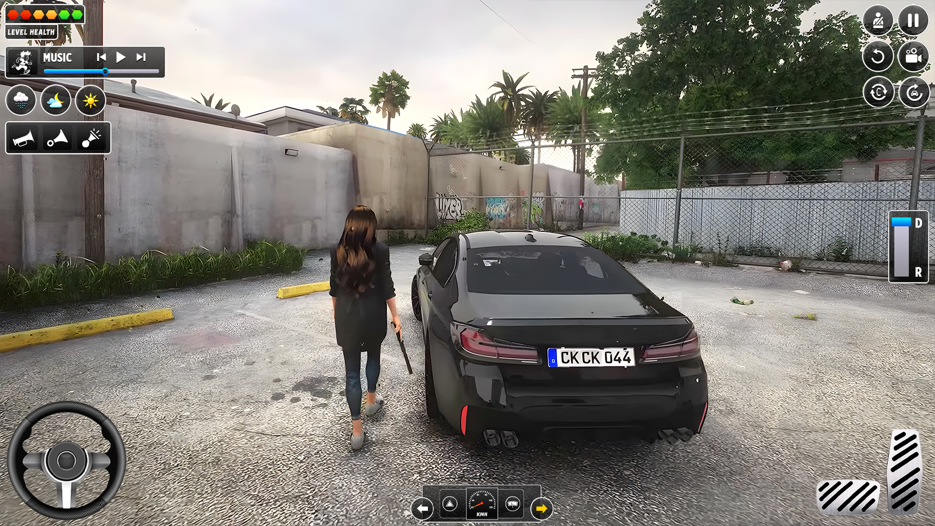 اسکرین شات 5 بازی Crazy Car Parking City Car 3D