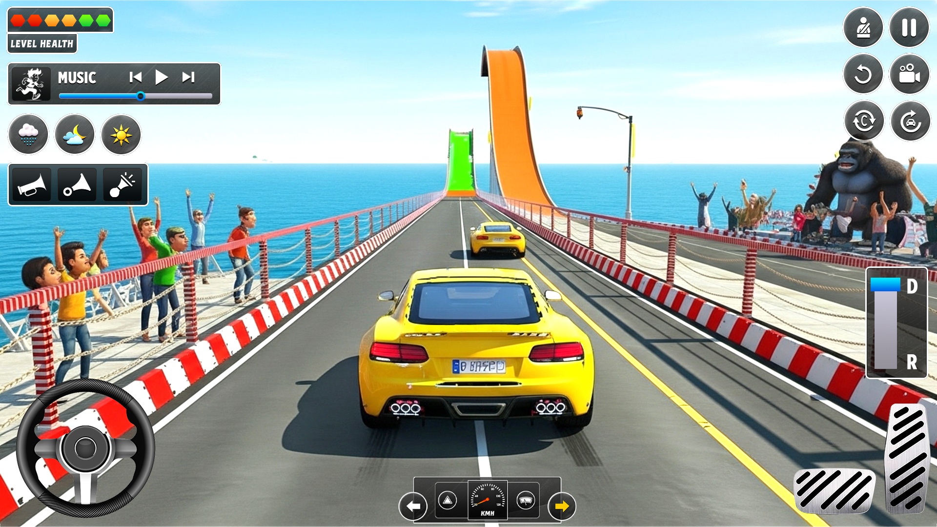 اسکرین شات 4 بازی Crazy Car Parking City Car 3D