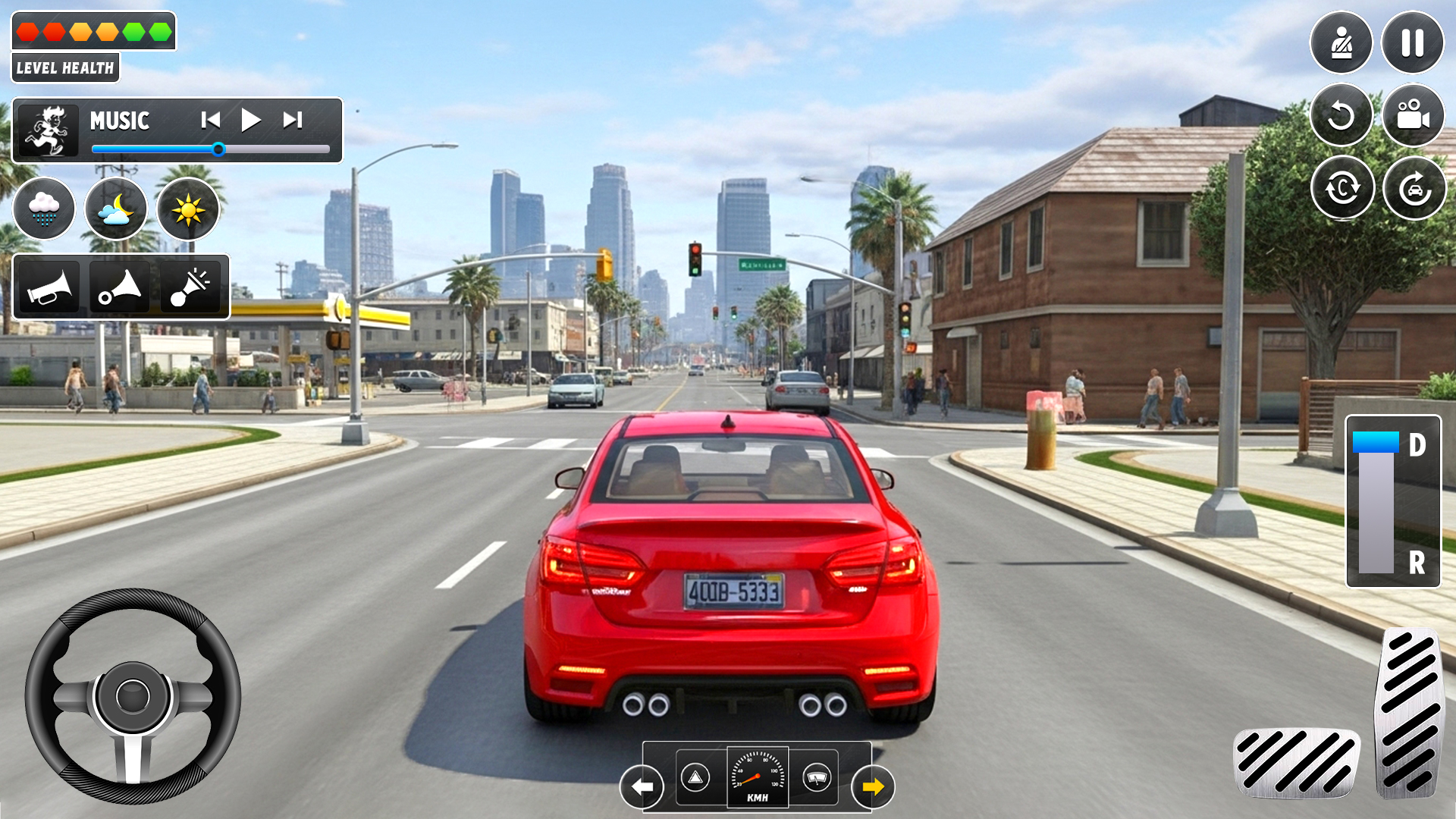اسکرین شات 2 بازی Crazy Car Parking City Car 3D