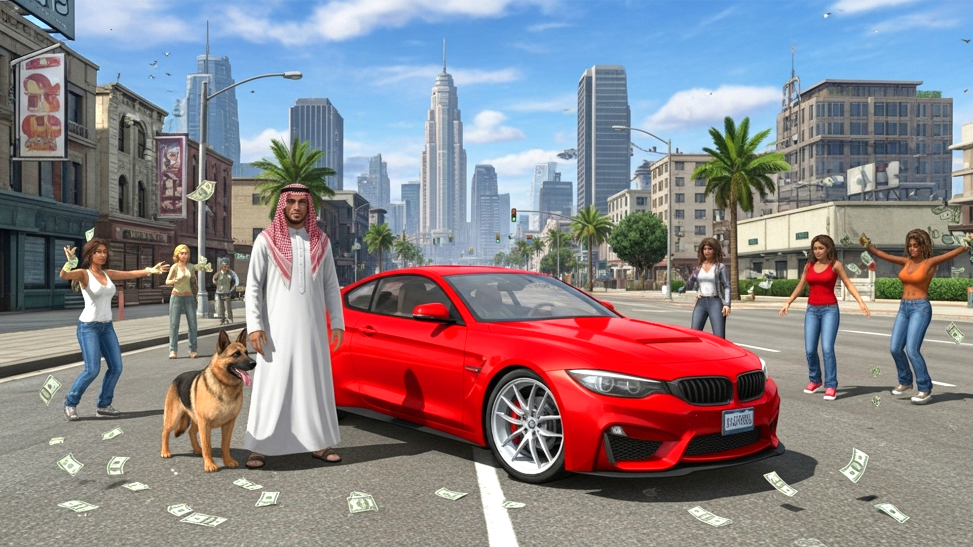 اسکرین شات 1 بازی Crazy Car Parking City Car 3D