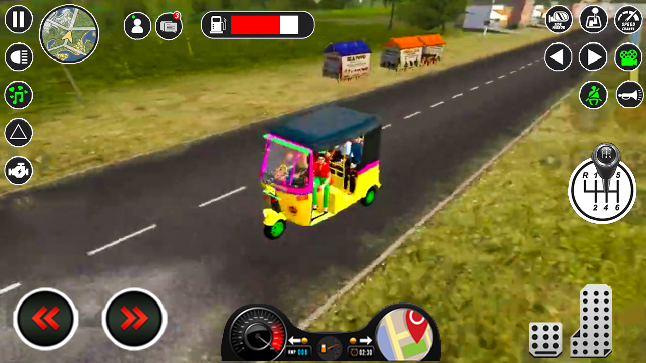 اسکرین شات 5 بازی Modern Tuk Tuk Auto Driver 3D