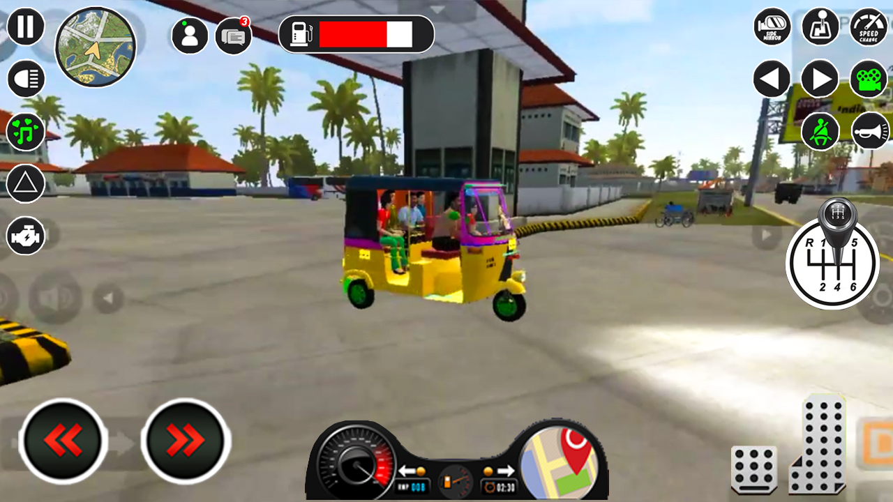 اسکرین شات 6 بازی Modern Tuk Tuk Auto Driver 3D