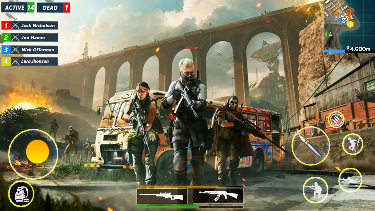 اسکرین شات 4 بازی FPS Weapon Master Offline Game