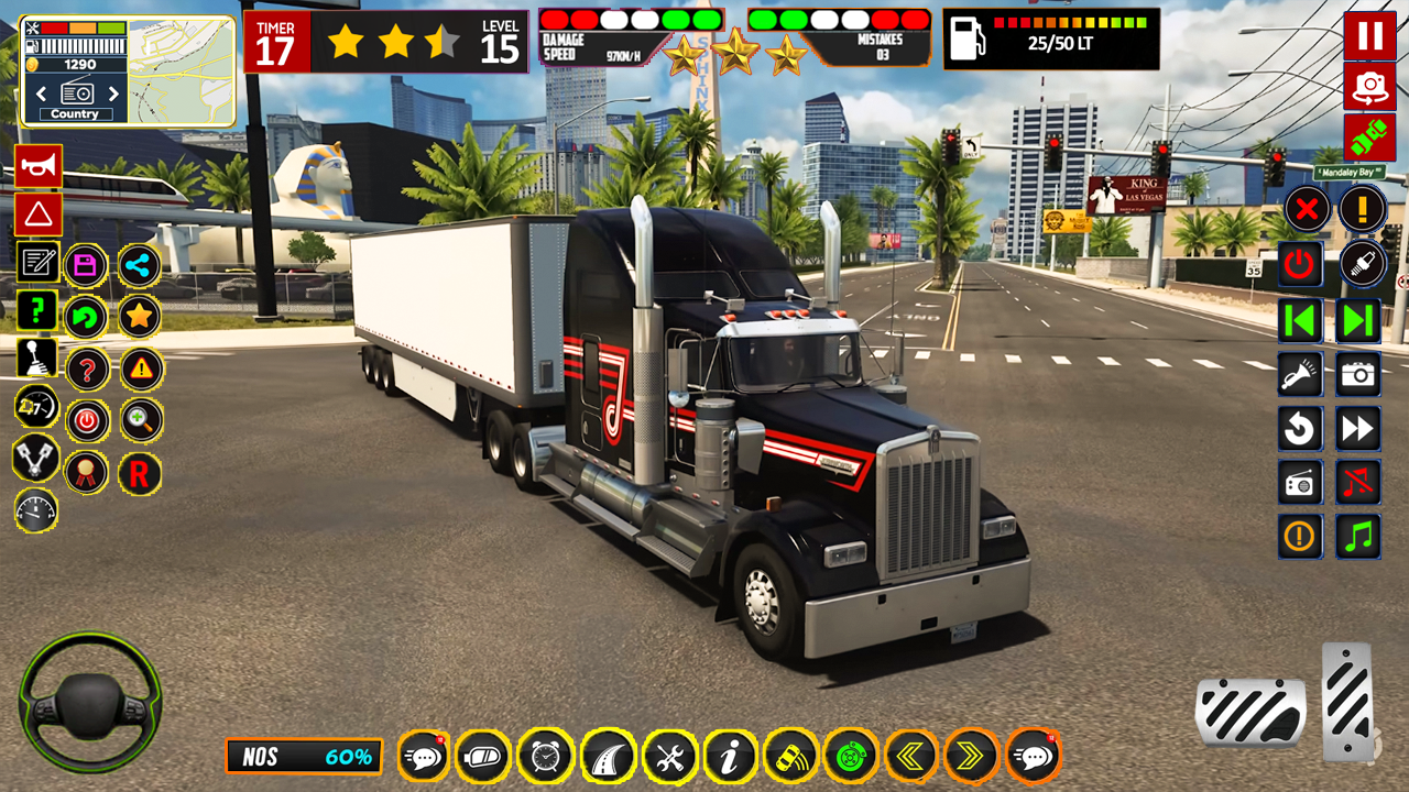 اسکرین شات 1 بازی American Cargo City Driving 3D
