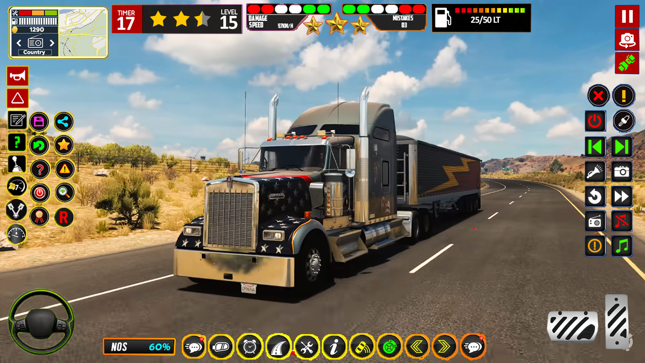 اسکرین شات 5 بازی American Cargo City Driving 3D