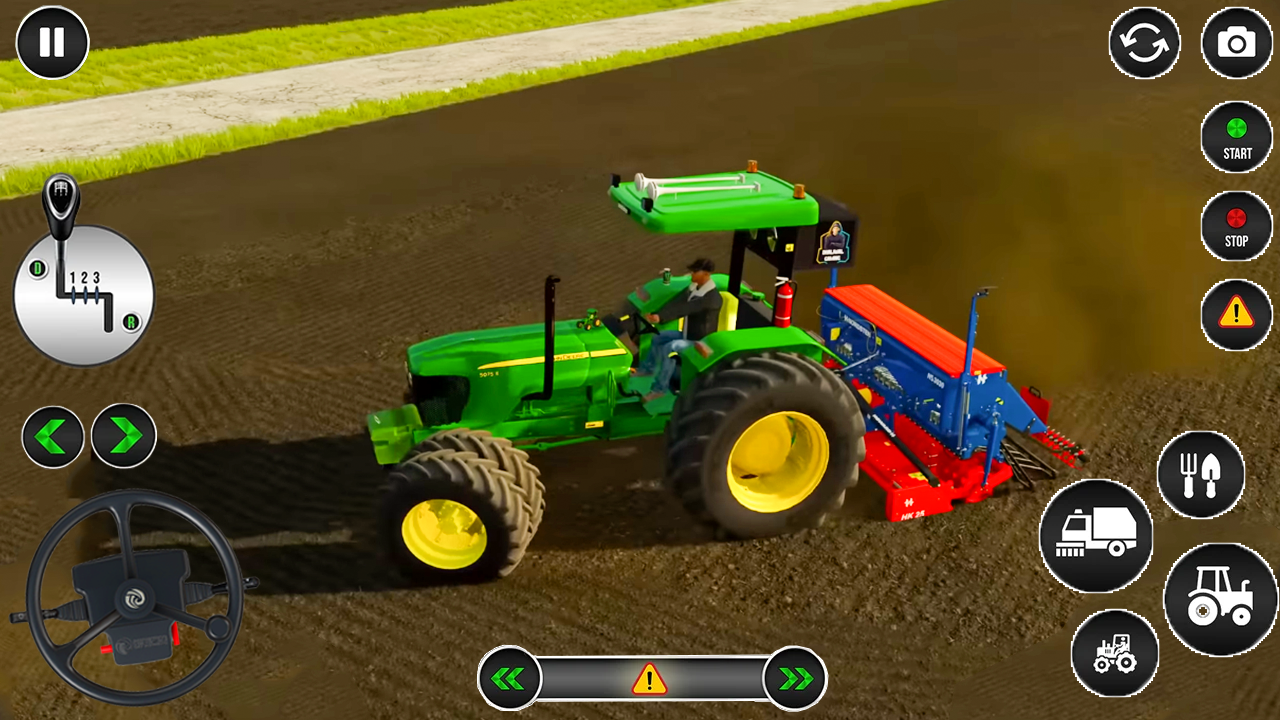 اسکرین شات 1 بازی Real Tractor Modern Farming 3D