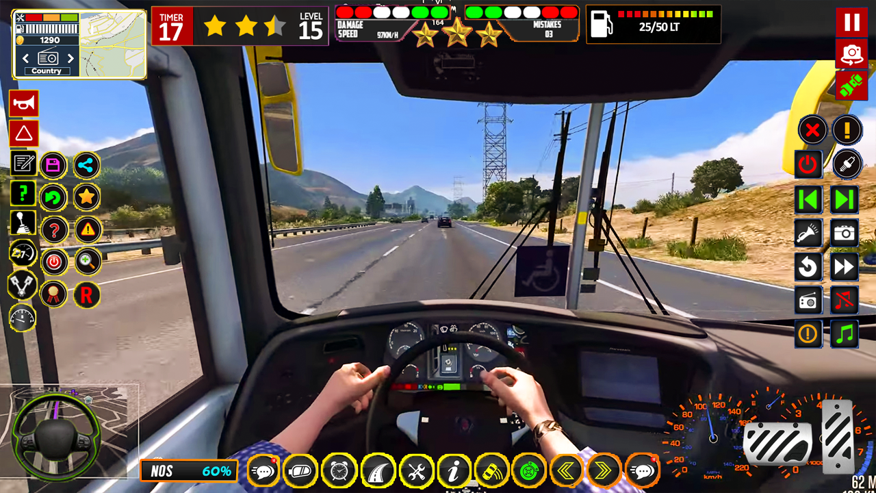 اسکرین شات 3 برنامه US Modern Heavy Grand Truck 3D