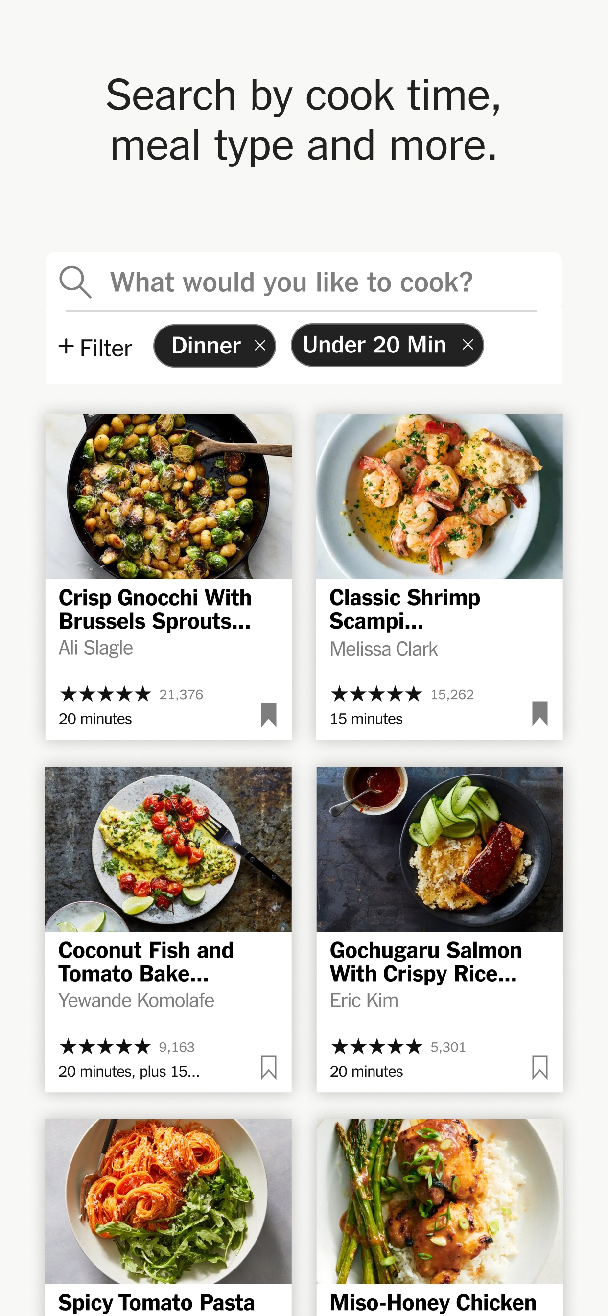 اسکرین شات 6 برنامه NYT Cooking: Quick Tasty Meals