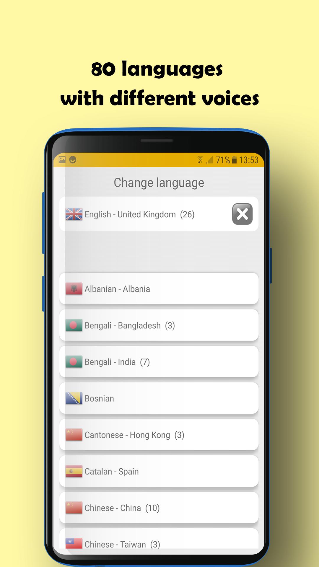 اسکرین شات برنامه Speak it 5