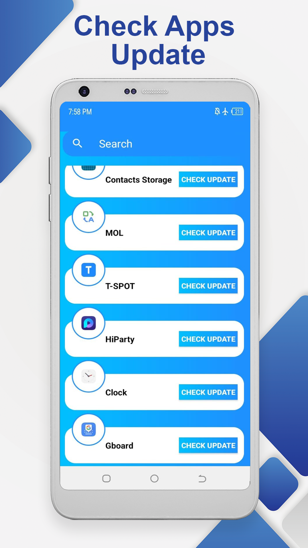 اسکرین شات 4 برنامه Store Update : Update All Apps