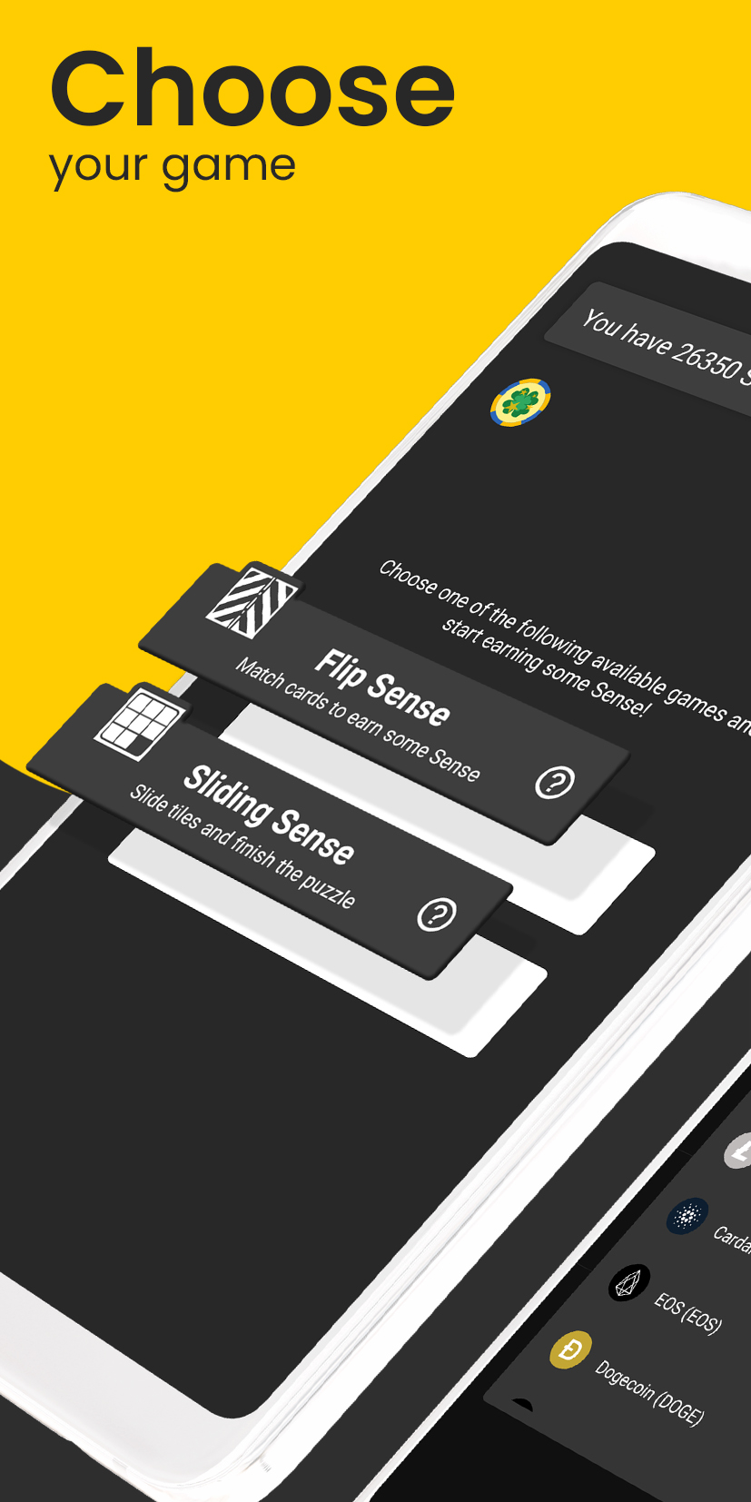 اسکرین شات 1 بازی Crypto Sense - Earn Rewards