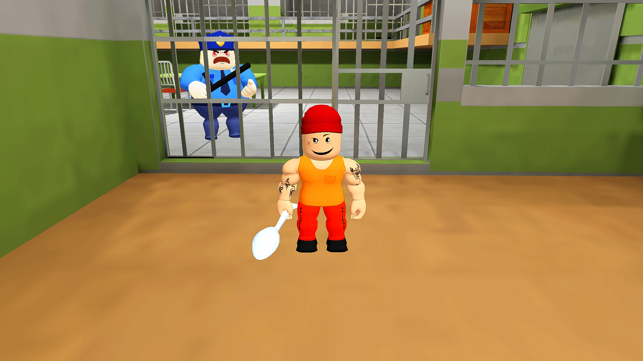اسکرین شات 2 بازی Obby Escape: Prison Breakout
